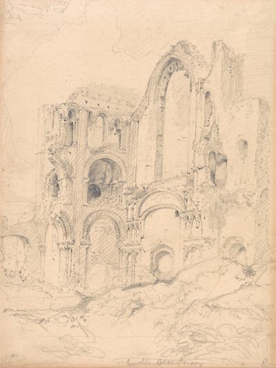 Priorato de Castle Acre, Norfolk de John Sell Cotman